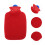 800Ml Bouillotte Main Portable Rouge En Caoutchouc Souple Réutilisable 10