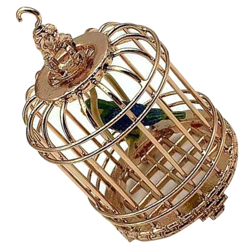 2Stk Mini Vogelkäfig Kleiner Vogelkäfig Winziges 2