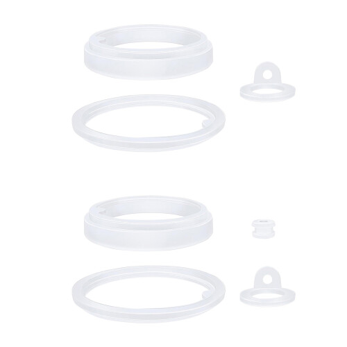 3/4pcs Water Bottle Lid Replacement Gaskets Drinking Cup-3pcs 1