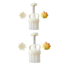 Mooncake Mold Esdoornblad Chinese Gebak Mallen-2 mallen 2 stuks