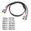 Heavy Duty Y Splitter 2RCA Interconnects Cable with 48Strand-5m 3