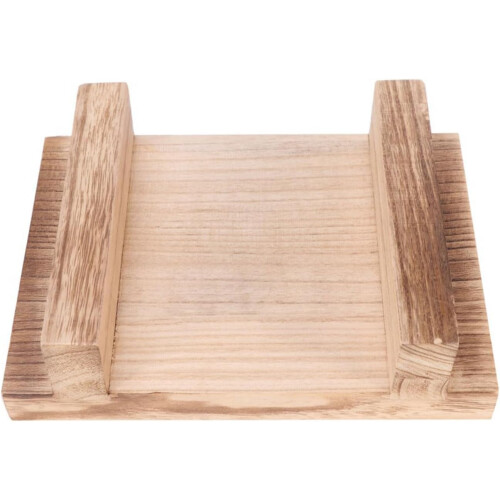 Solid Wood Bedside Step Stool NonSlip Feet Compatible With  Beds Compact Size Load Capacity 2