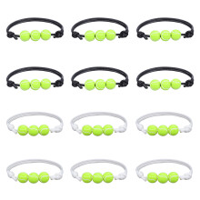 12 Stück Sportball-Armbänder, Baseball, Tennis,