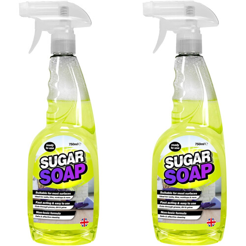 2 x Ready To Use 750ml Sugar Soap Spray 2