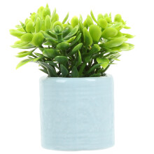 3Stk Mini Topfpflanze Künstlicher Bonsai Deko Accessoire