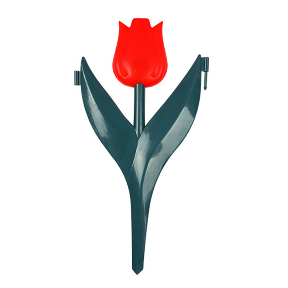 Decorative Tulips Flower Garden Fence Stake Fence For Yard-Red 7754001000592