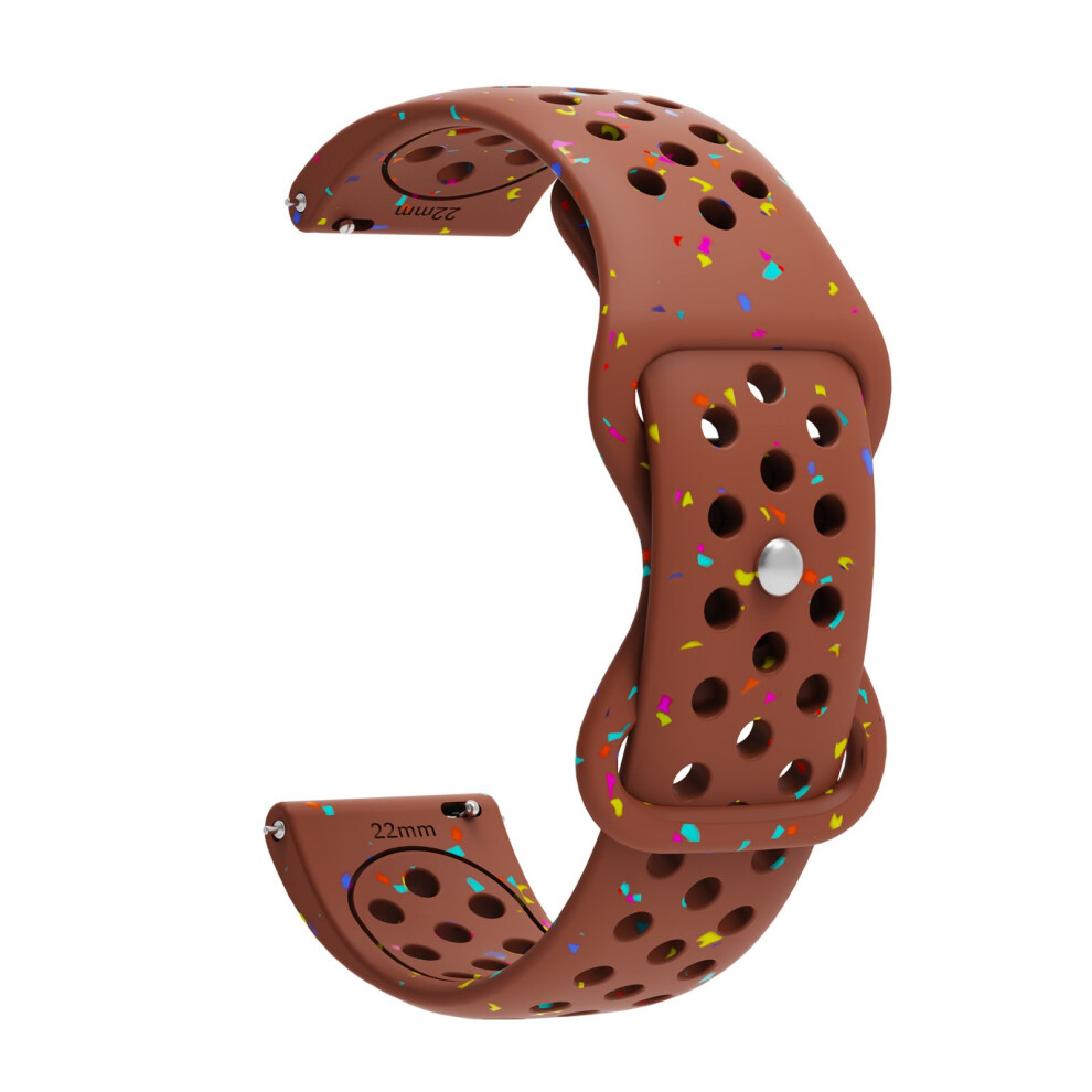 Silicone Band For Watch 18Mm/20Mm/22Mm Replacement- 20Mm Brown 7709000216321