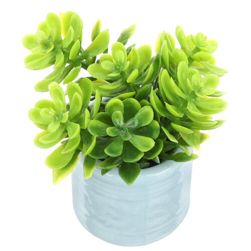 3Stk Mini Topfpflanze Künstlicher Bonsai Deko Accessoire 2