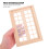 2 Stuks 1/12 Mini Huis Buitendeur 28 4