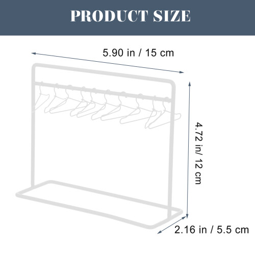 1 Set Mini Kleiderbügel Für Puppenkleidung Gestell 1
