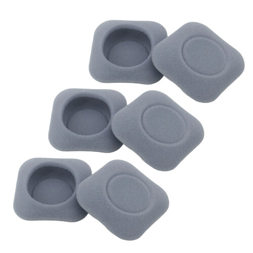 3Set Headphones Earpads Replacements Quick Install Sponge-Gray
