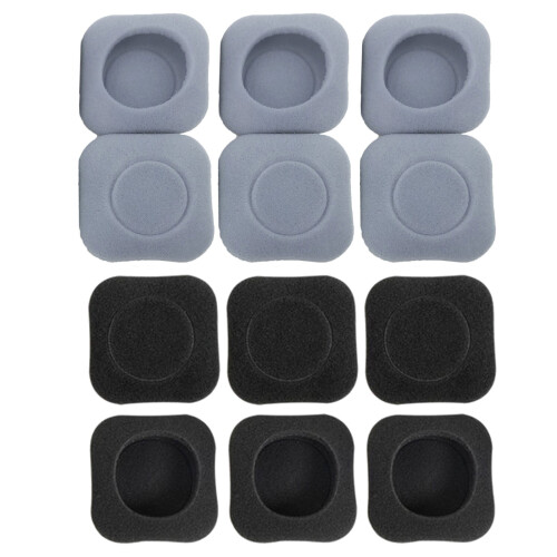 3Set Headphones Earpads Replacements Quick Install Sponge-Gray 1