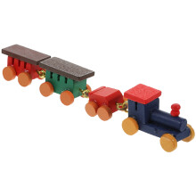 4Stk. Holzeisenbahn-Deko Für Puppenhaus Mini Spielzeug Für Kinder