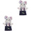 2 Stuks Gevulde Interactieve Schattige Handpop 8