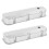 2 Stück polierte Ventildeckel aus Aluminium, GH‑ 4