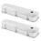 2 Stück polierte Ventildeckel aus Aluminium, GH‑ 8