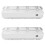 2 Stück polierte Ventildeckel aus Aluminium, GH‑ 3