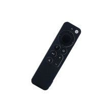 Lichtgewicht siliconen hoesbeschermer voor TV6 Remote Glow-Zwart
