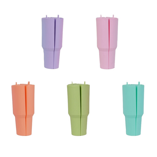 2pcs Silicone Cup Separators Heat Resistant and Easy-pinkk 30OZ 2