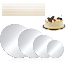 12x Wood Cake Support Straws Easy-to Cake Dowel Rods For DIY Cake