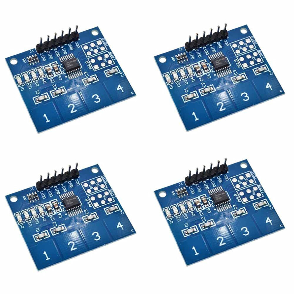 4 X 4 Channel Ttp224 Digital Touch Sensor Module Capacitive Touch Switch For Arduino 9001264165208