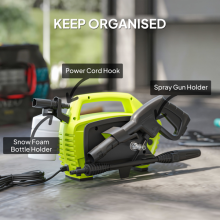 (Green) Powerful High Pressure Washer – Portable Car & Home Cleaning Tool