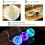 LED Glowing Ball Schlüsselanhänger Kristall 7 2
