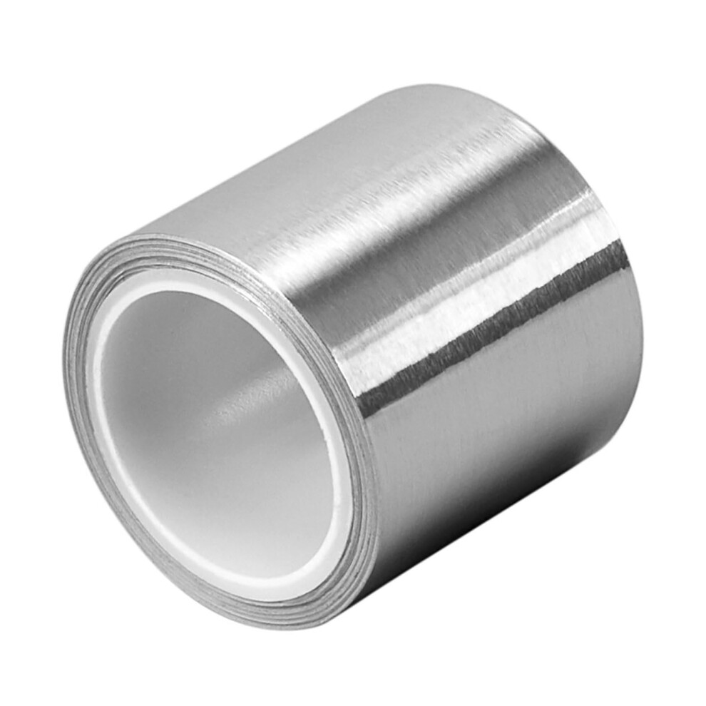 1 X Silver Aluminium Tape, Foil Tape, Metal Tapes With Selfadhesive Backing For Pipes, Length: 50 M, Thickness: 0.06 Mm (10 Cm) 10Cm 9001264165550