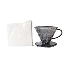 Coffee Dripper Accessoires de café pratiques pour-Gris fumée S
