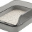 Semi Enclosed Cats Litter Box High-Mint Green 1 Medium size 7