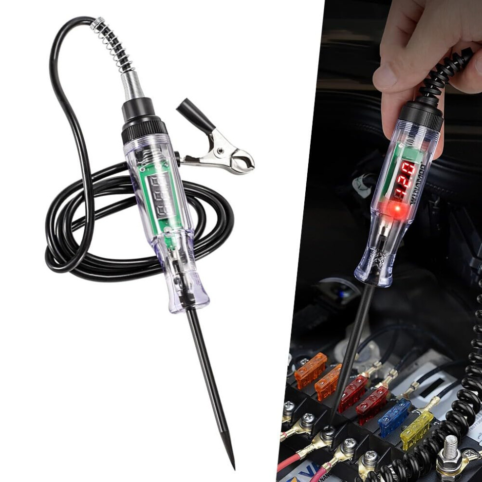 Automotive Led Digital Voltage Test Pen For Car, Truck, Marine Battery Diagnosis Light 9119770044631