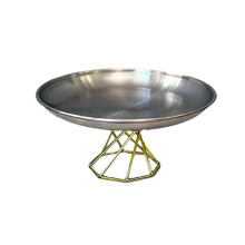 Stainless Steel Tray for Dining and Decoration Elegant-Silver