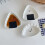 Plat à trempette miniature de forme triangulaire pour-style5 7