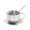 Stainless Steels Coffee Cups Set Double Walled Thermals-Silver 1