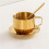 Stainless Steels Coffee Cups Set Double Walled Thermals-Silver 6