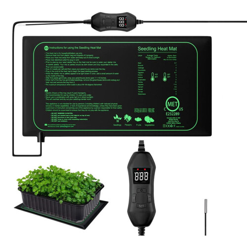 Adjustable Temperature Plant Heating Mat Waterproof Design For 1