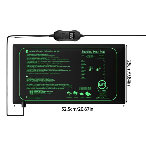 Adjustable Temperature Plant Heating Mat Waterproof Design For 2