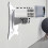 360 Degree Angle Adjustment Projectors Stand Wall Holder Hanging Bracket White Wall Mounted Projector Stand 5