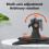 360 Degree Angle Adjustment Projectors Stand Wall Holder Hanging Bracket White Wall Mounted Projector Stand 2