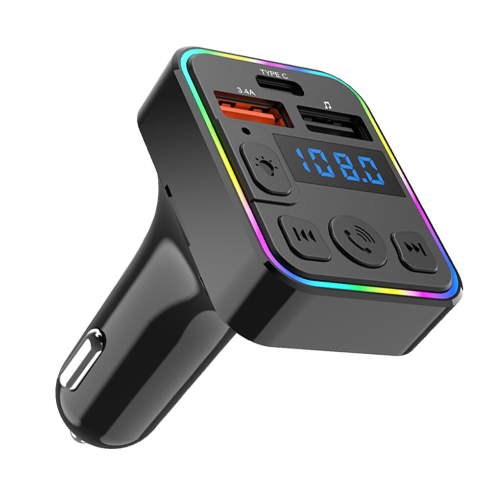 Car Radio Adapter Wireless Mp3 Player Fm Transmitter With Typec Port 9119770045607