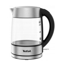 Waterkoker - TEFAL - KI772D - 1,7 L - 2400 W - Roestvrij staal, Transparant