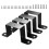 4Pieces 4x4inch Strap Post Ties For Secure Outdoor Structure 1