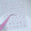 Practical 3D Nail Art Stickers with Coffee Ice Flower-White 5