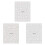 Practical 3D Nail Art Stickers with Coffee Ice Flower-White 2