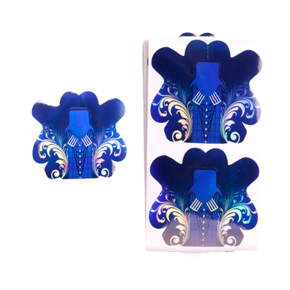 100Pcs Manicure Nail Art Nail Forms For Seamless Application-11