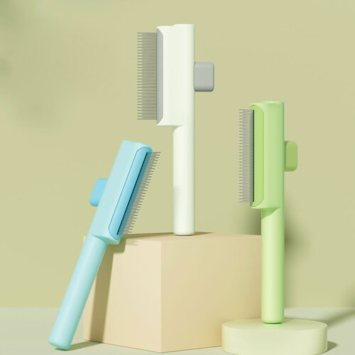 Professional Grooming Comb Fine Tooth-Green Fine tooth model 2
