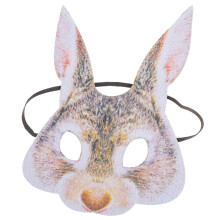 2Stück Maskerade Maske Kaninchenform Für Kinder Gesichtsdekoration