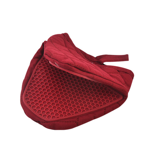 Topflappen, Küchen-Silikonhandschuhe, kleine-Rot