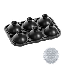 Artistic Engraved Ice Cubes Tray 6 Cavity Ice Molds Ideal For-1