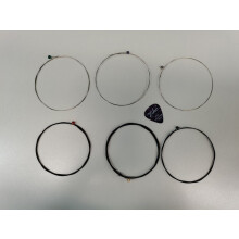 1 Satz mit 6 Gitarrensaiten, Saiten für